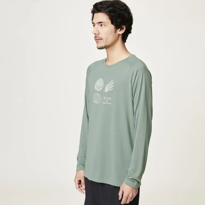 Men MARIBO LS SURF TEE Picture Organic Clothing TShirts