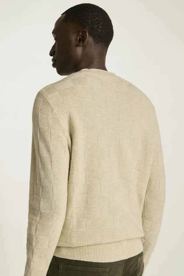 Men Merino Roll Neck Sweater Natural Bonobos Crew and VNeck Sweaters
