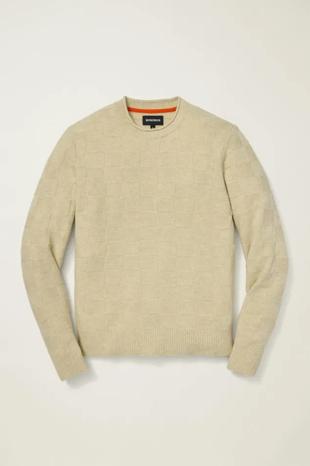 Men Merino Roll Neck Sweater Natural Bonobos Crew and VNeck Sweaters