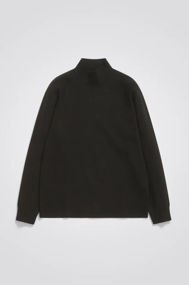 Men Norse Projects Knitwear Bruce Milano Mock Neck Beech Green