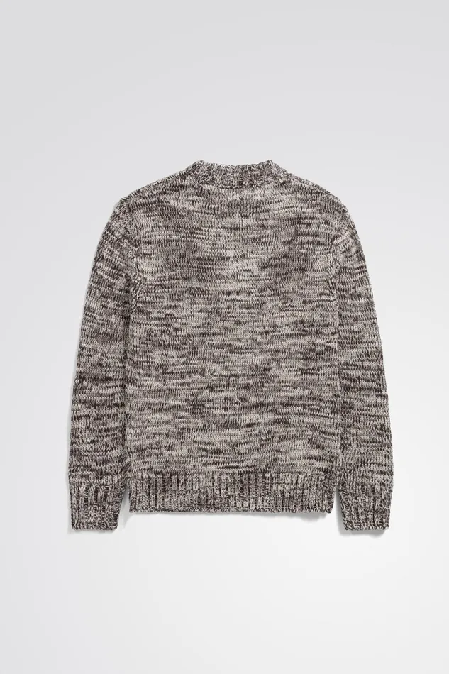 Men Norse Projects Knitwear Rasmus Cotton Mouline Sweater Espresso