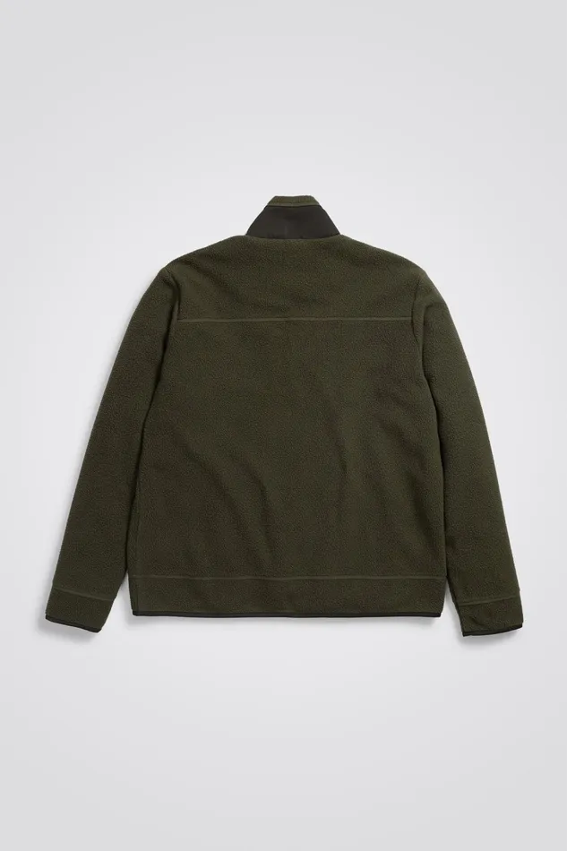 Men Norse Projects Outerwear Frederik Fleece Full Zip Jacket Ivy Green