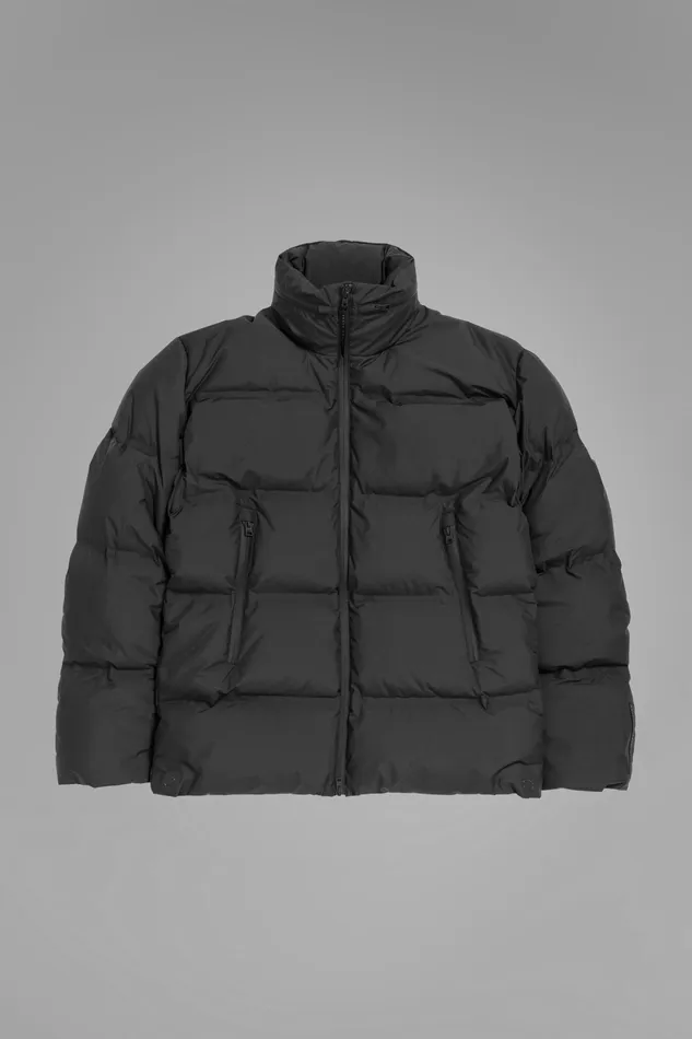 Men Norse Projects Outerwear Stand Collar Short Down Jacket Pertex Shield Black Men Norse Projects Outerwear Stand Collar Short Down Jacket Pertex Shield Black