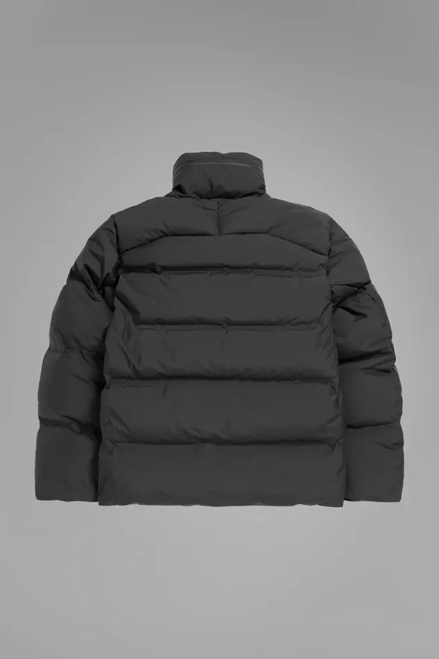 Men Norse Projects Outerwear Stand Collar Short Down Jacket Pertex Shield Black