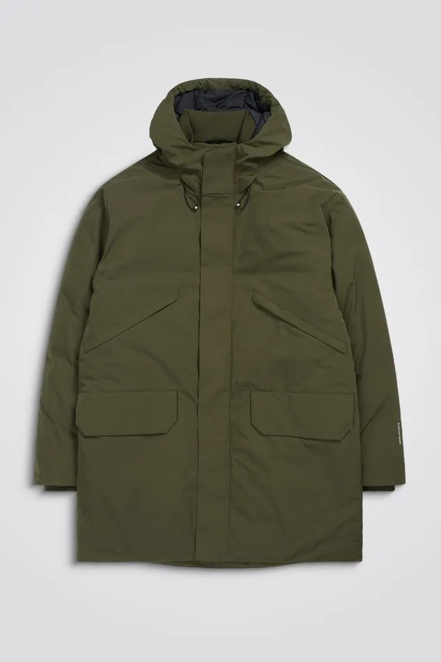 Men Norse Projects Outerwear Stavanger Military Nylon Parka Army Green