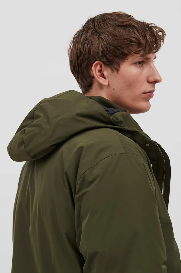 Men Norse Projects Outerwear Stavanger Military Nylon Parka Army Green