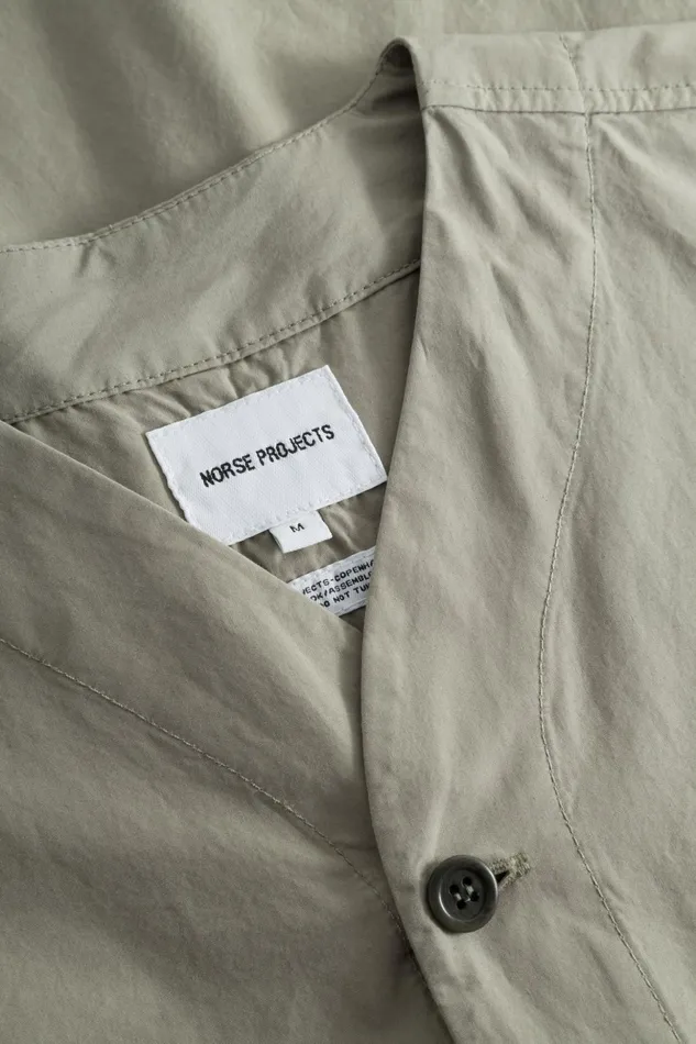 Men Norse Projects Shirting Erwin Typewriter SS Shirt Clay