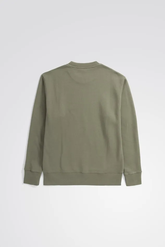 Men Norse Projects Sweatshirts Arne Logo Sweat Sediment Green