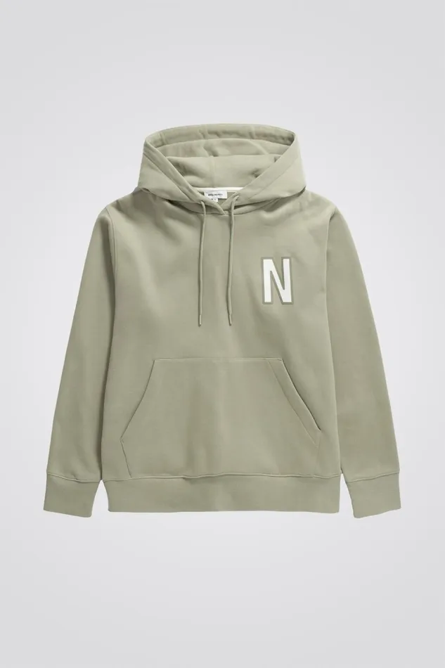 Men Norse Projects Sweatshirts Arne Relaxed Organic Brushed Fleece Large N Hoodie Clay Men Norse Projects Sweatshirts Arne Relaxed Organic Brushed Fleece Large N Hoodie Clay