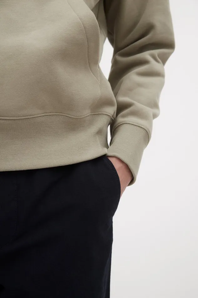 Men Norse Projects Sweatshirts Arne Relaxed Organic Brushed Fleece Large N Hoodie Clay