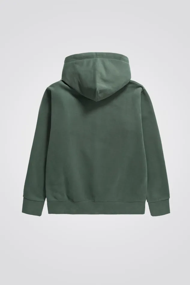 Men Norse Projects Sweatshirts Arne Relaxed Organic Brushed Fleece Large N Hoodie Spruce Green