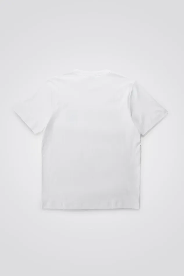Men Norse Projects TShirts Jakob Interlock Nn Print TShirt White