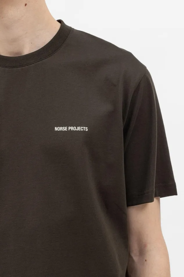 Men Norse Projects TShirts Johannes Logo Tshirt Beech Green