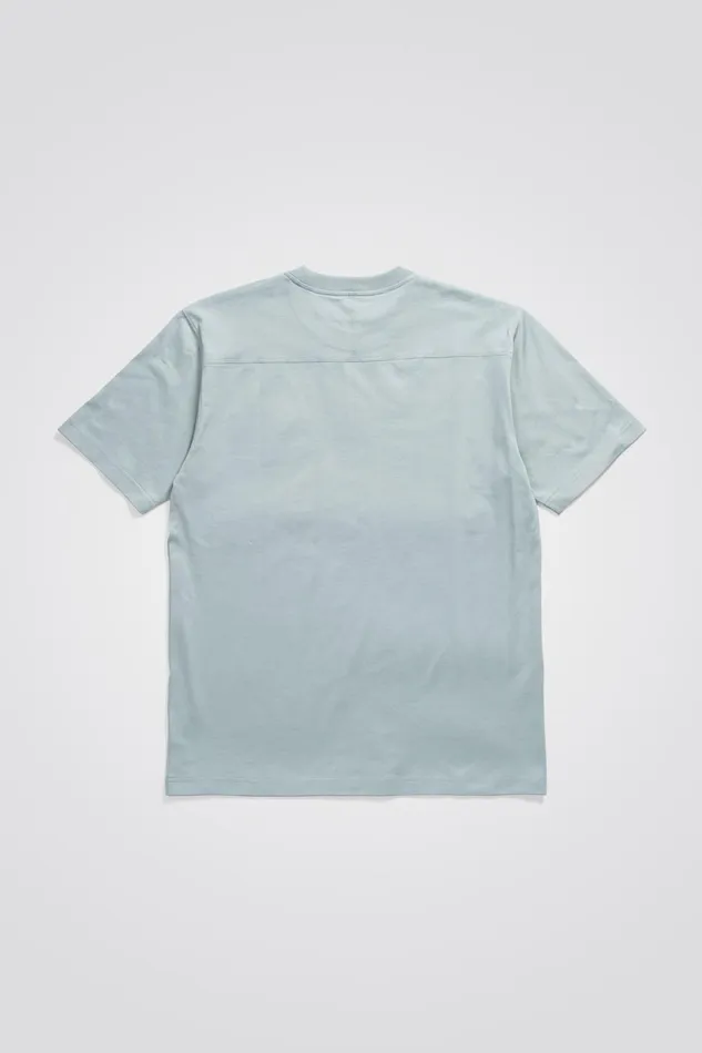 Men Norse Projects TShirts Johannes N Logo Tshirt Light Stone Blue