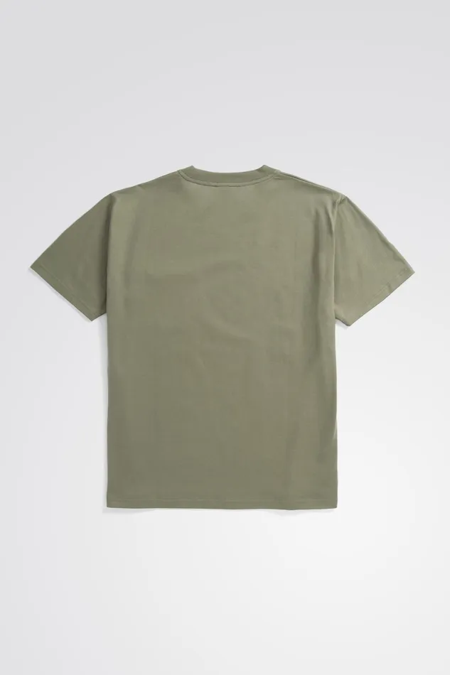 Men Norse Projects TShirts Johannes Organic Pocket Tshirt Sediment Green