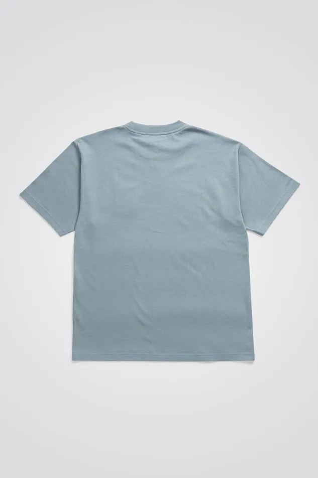 Men Norse Projects TShirts Simon Loose N Logo TShirt Dark Ice Blue