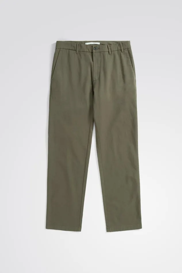 Men Norse Projects Trousers Aros Regular Light Stretch Chino Sediment Green