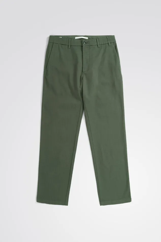 Men Norse Projects Trousers Aros Regular Light Stretch Chino Spruce Green