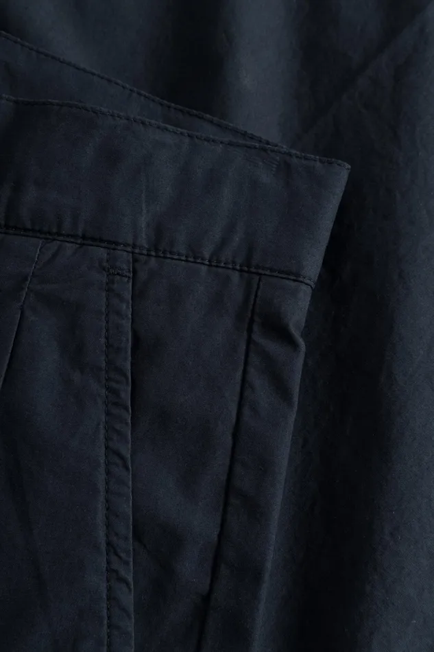 Men Norse Projects Trousers Benn Relaxed Typewriter Pleated Trouser Dark Navy