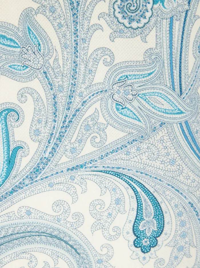 Men Ornamental Paisley Polo Shirt Etro Polo Shirts