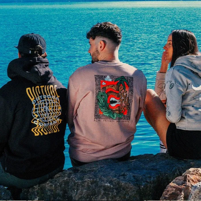 Men PAIPO CREW Picture Organic Clothing Sweats and Hoodies