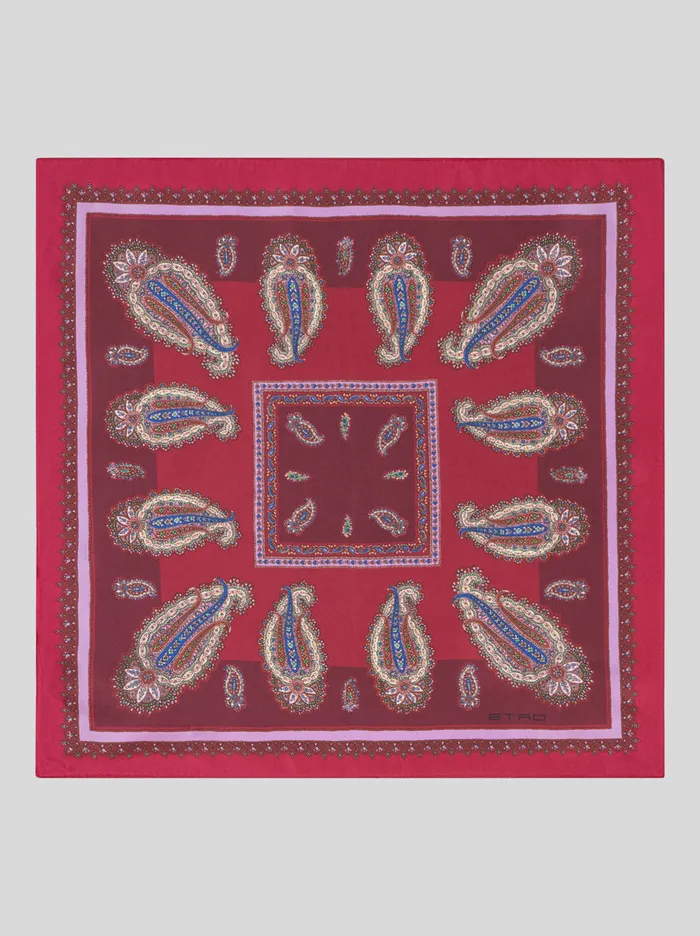 Men Paisley Pocket Square Etro Ties And Pocket Squares
