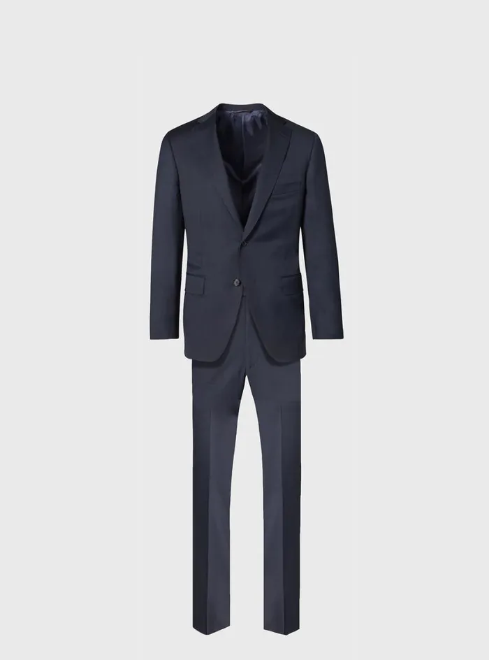 Men Paul Stuart Blazers and Jackets All Year Wool Paul Suit Navy