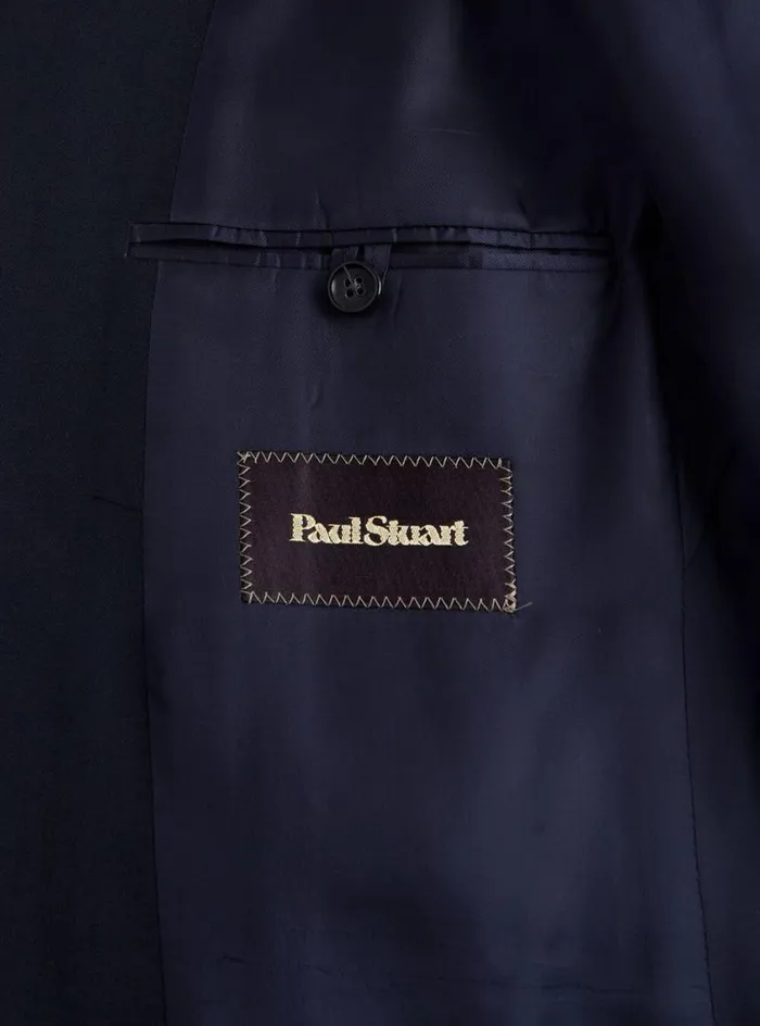 Men Paul Stuart Blazers and Jackets All Year Wool Paul Suit Navy