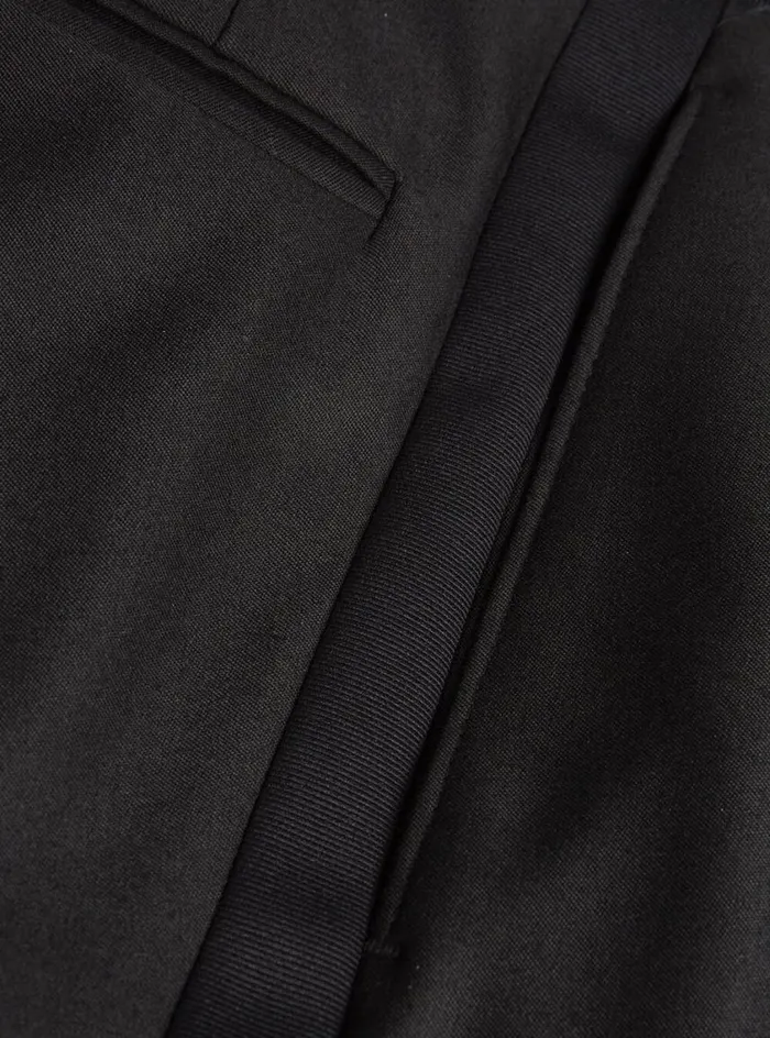 Men Paul Stuart Blazers and Jackets Super 120s Wool Paul Tuxedo Black