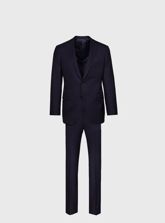 Men Paul Stuart Blazers and Jackets Super 160s Wool Paul Suit Navy