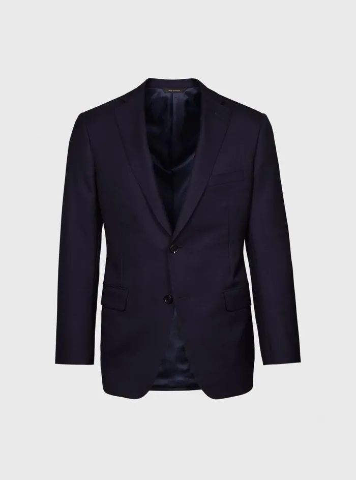 Men Paul Stuart Blazers and Jackets Super 160s Wool Paul Suit Navy