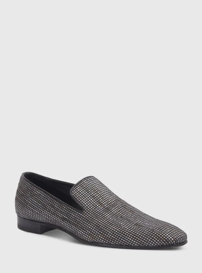 Men Paul Stuart Evening Harrier Metallic Formal SlipOn Black Men Paul Stuart Evening Harrier Metallic Formal SlipOn Black
