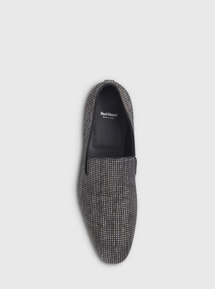 Men Paul Stuart Evening Harrier Metallic Formal SlipOn Black Men Paul Stuart Evening Harrier Metallic Formal SlipOn Black
