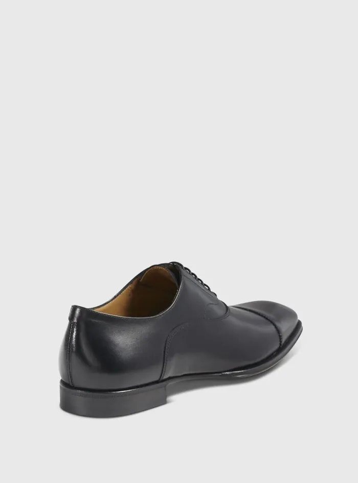 Men Paul Stuart Laceups and Oxfords Majestic Leather Cap Toe Oxford Black Men Paul Stuart Laceups and Oxfords Majestic Leather Cap Toe Oxford Black