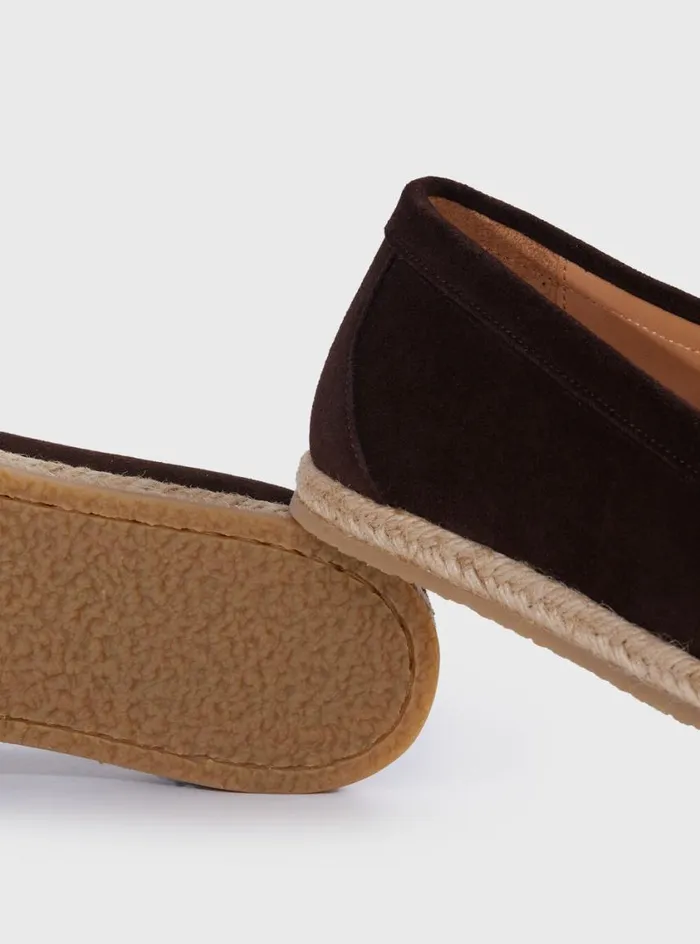 Men Paul Stuart Loafers Huxley Suede Penny Loafer Brown