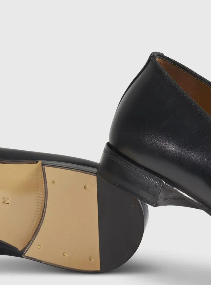 Men Paul Stuart Loafers Major Leather Tassel Loafer Black