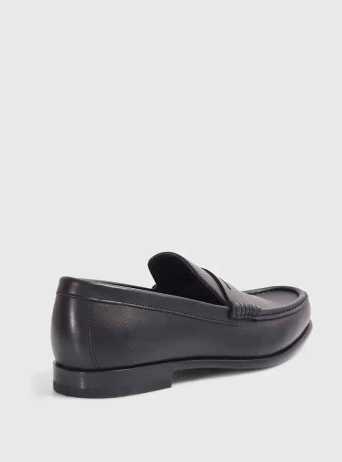 Men Paul Stuart Loafers Mason Leather Loafer Black Men Paul Stuart Loafers Mason Leather Loafer Black