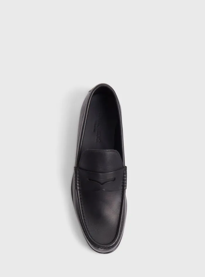 Men Paul Stuart Loafers Mason Leather Loafer Black Men Paul Stuart Loafers Mason Leather Loafer Black