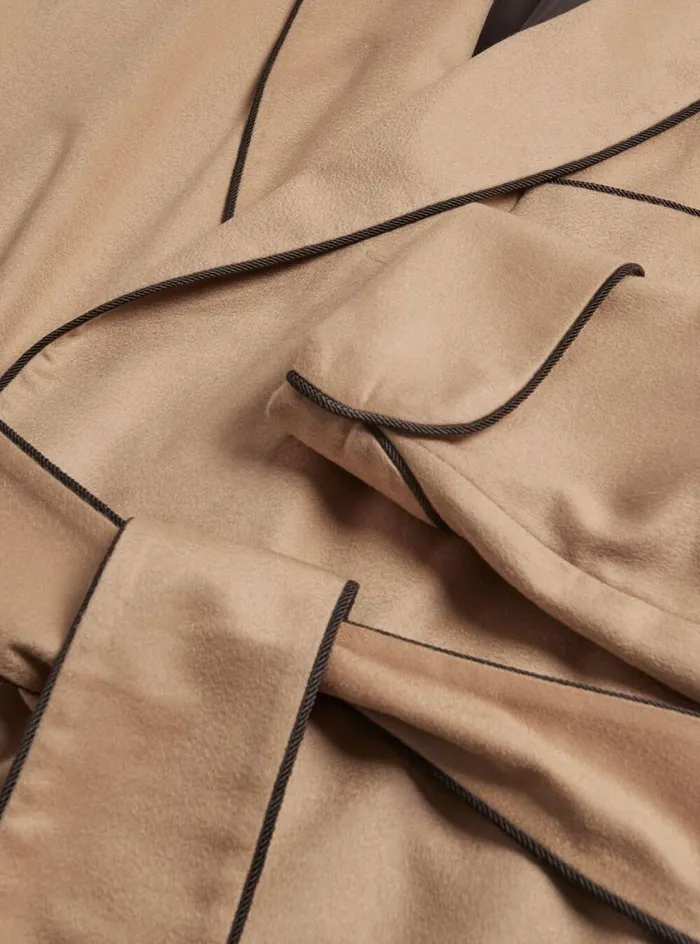 Men Paul Stuart Pajamas and Loungewear Cashmere Robe Camel Men Paul Stuart Pajamas and Loungewear Cashmere Robe Camel
