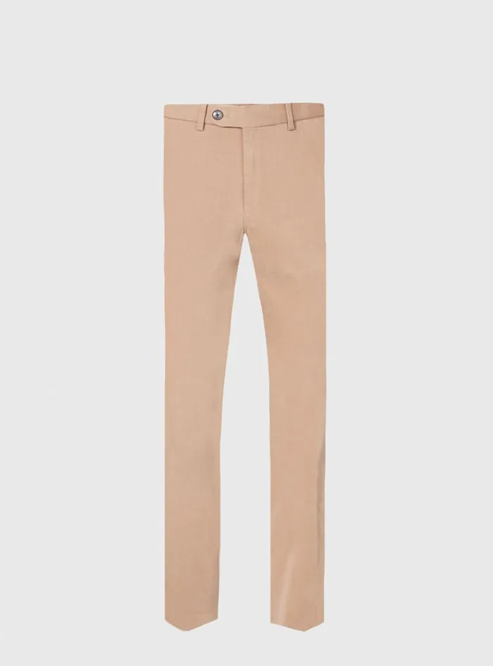 Men Paul Stuart Pants Brushed Cotton Fall Trouser Camel