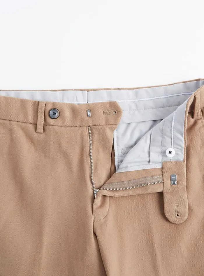 Men Paul Stuart Pants Brushed Cotton Fall Trouser Camel