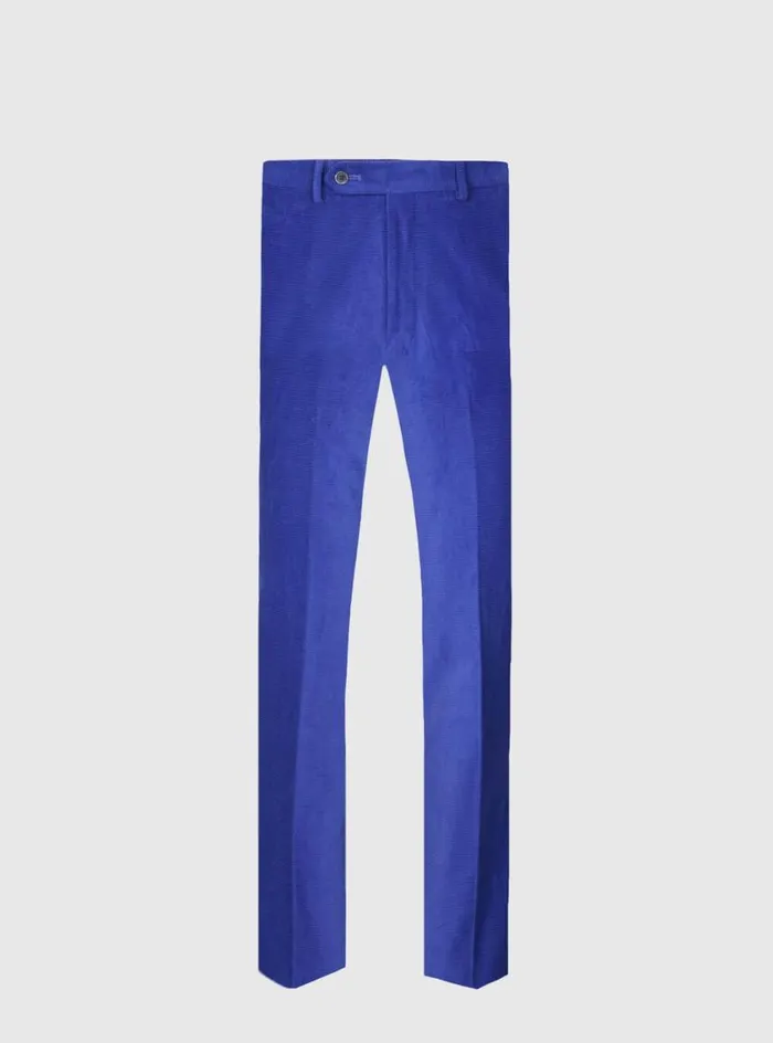 Men Paul Stuart Pants James Horizontal Corduroy Trouser Purple