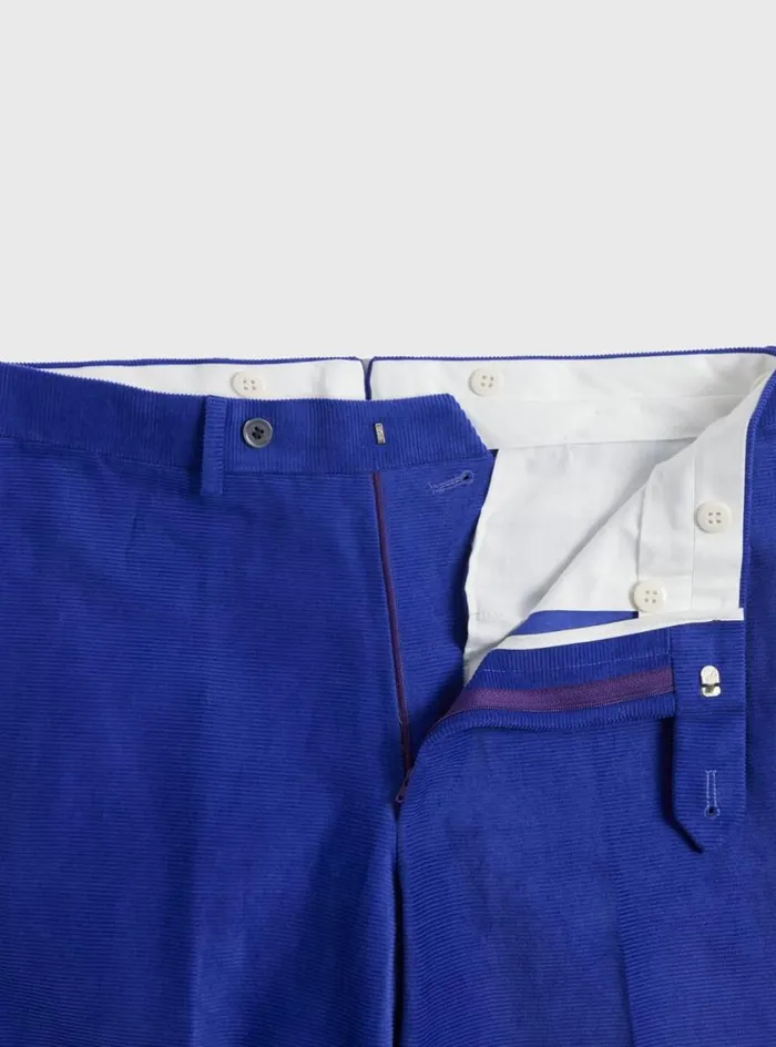 Men Paul Stuart Pants James Horizontal Corduroy Trouser Purple