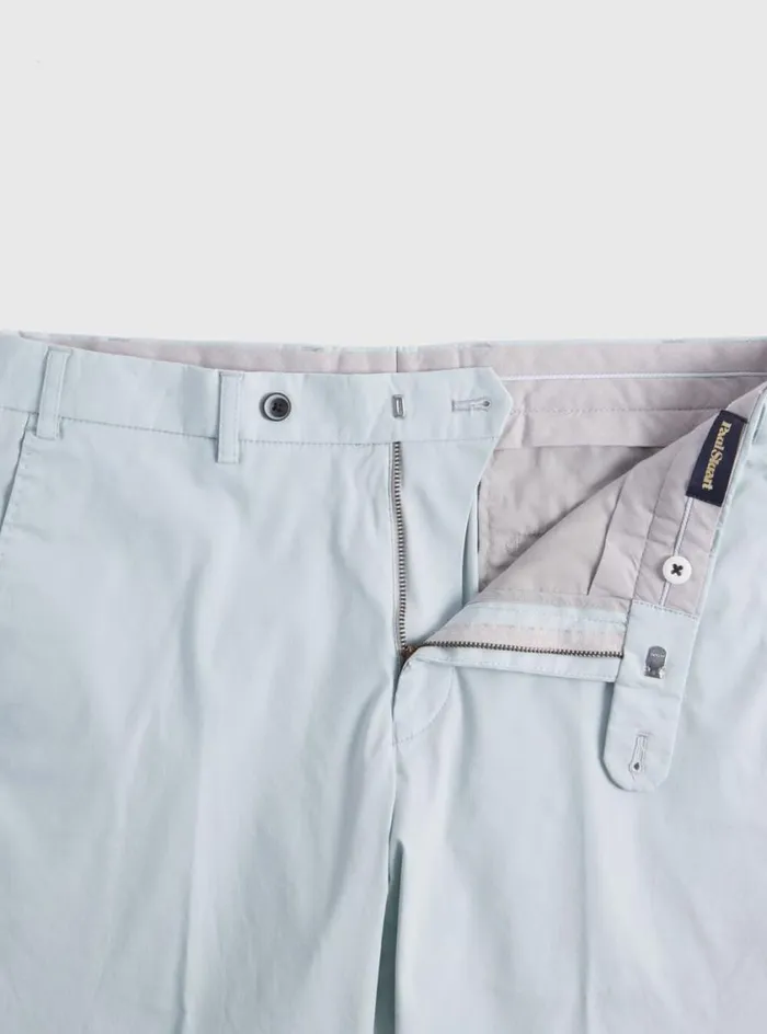 Men Paul Stuart Pants Lightweight Technical Cotton Trouser Silver