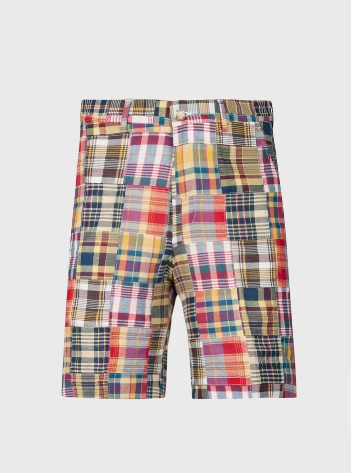 Men Paul Stuart Shorts and Swim Trunks Cotton Indian Madras Walk Shorts Yellow Multi Men Paul Stuart Shorts and Swim Trunks Cotton Indian Madras Walk Shorts Yellow Multi