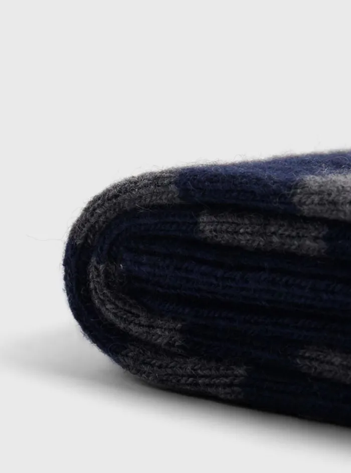 Men Paul Stuart Socks Rugby Stripe Sock Navygrey
