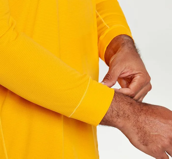 Men Performance 34 Sleeve Saffron HOKA ONE ONE Tops