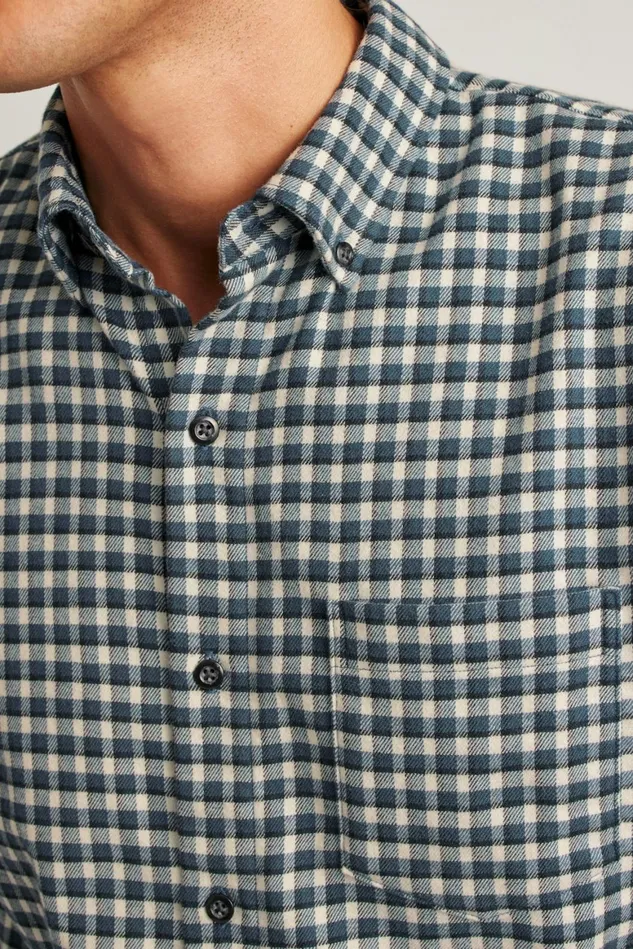 Men Performance Flannel Shirt Woodsen Plaid Bonobos Casual Shirts