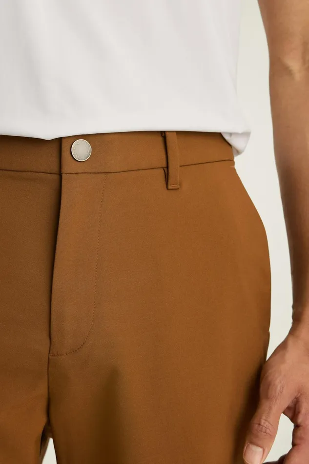 Men Performance Link Shorts Dachshund Brown Bonobos Casual Shorts