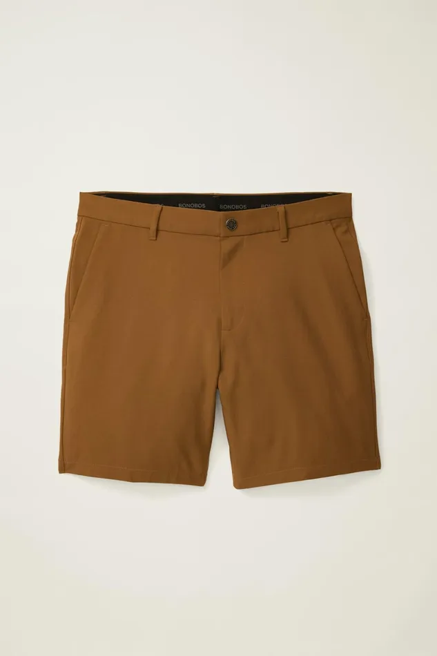 Men Performance Link Shorts Dachshund Brown Bonobos Casual Shorts
